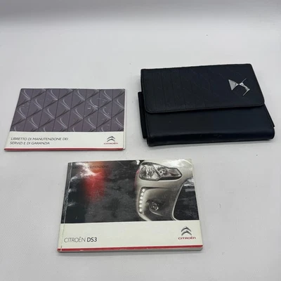 LIBRETTO USO E MANUTENZIONE CITROEN DS3 2010 ITALIANO ORIGINALE UM-369 - Immagine 1 di 4