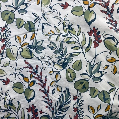 Juego de sábanas GARNET HILL King Nora florales planas y ajustadas Supima algodón dobladillo 2 piezas Foto 1 de 4