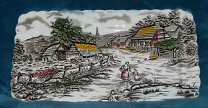 WUNDERSCHÖNES VINTAGE MYOTT STAFFORDSHIRE TABLETT! LÄNDLICHE SZENE! - Bild 1 von 3