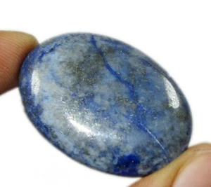 Piedra preciosa suelta 100 % natural certificada lapislázuli 51,75 quilates con regalo gratis - Imagen 1 de 6