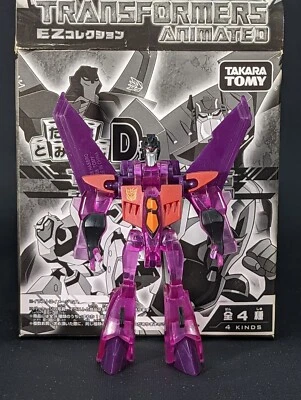 Transformers EZ Collection Animated Starscream versão limitada transparente completa - Imagem 1 de 4