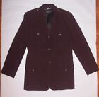 A.B.S. WOMENS BLAZERS BROWN LONG SLEEVE GOLD BUTTONS POCKETS LINED SIZE M