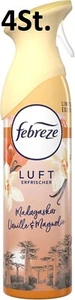 4X Febreze Lufterfrischer Spray Madagaskar Vanille & Magnolie 185 ml - Bild 1 von 1