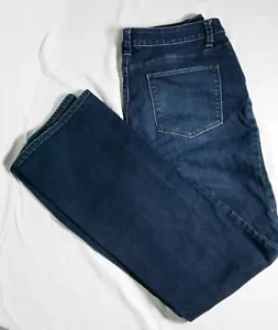 Pantalones de mezclilla Coldwater Creek 5 bolsillos azules algodón elásticos pierna recta talla 10 - Imagen 1 de 10