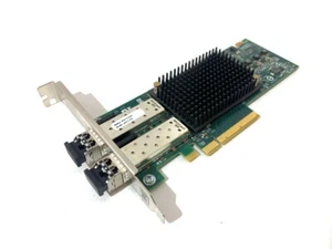 Emulex LightPulse LPe32002-M2 P011324-21G Dual Port 32Gb W/SFP's - Zdjęcie 1 z 6