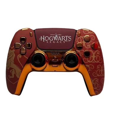 PlayStation 5 Controller / PS5 Custom Controller Design Hogwarts Gold / Scuff - Bild 1 von 4
