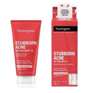 Neutrogena Stubborn Acne AM Treatment, 2.0 oz (56 g) New In Box 02/2026 - Picture 1 of 4
