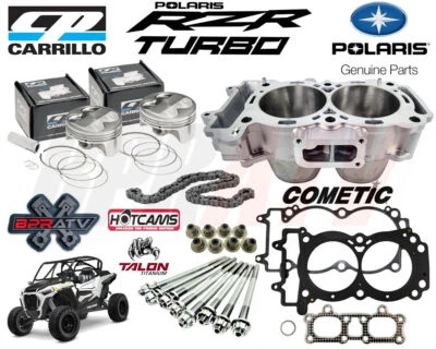 Polaris RZR XP Turbo S4 OEM Cilindro CP Pistones Completo Kit de Montaje de Extremo Superior Foto 1 de 4