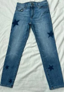 DL1961 sz 29 blue instasculpt cropped blue star denim jeans Florence - Picture 1 of 4