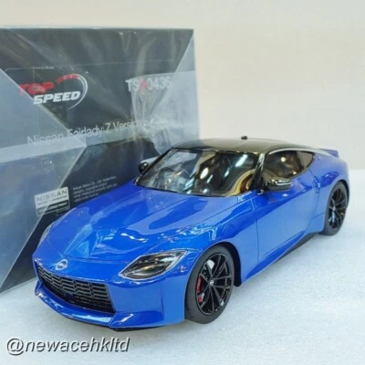 Nissan Fairlady Z Version ST 2023 Seiran Blue TOP SPEED 1/18 #TS0436 - Image 1 of 2
