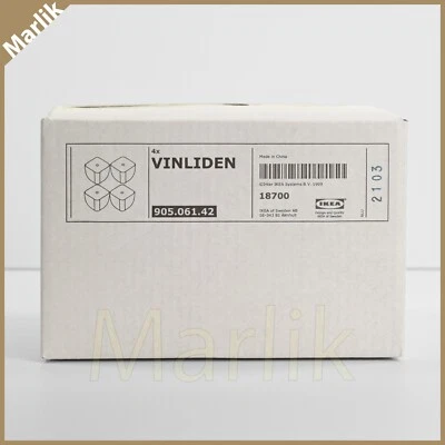 Pack of 4, IKEA Vinliden Solid Birch Legs for Furniture, 905.061.42, NEW - Image 1 of 2