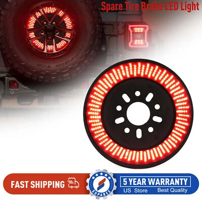 Spare Tire Light Dual LED Rear Brake Wheel Light For Jeep Wrangler JK JKU 07-18 Foto 1 de 4