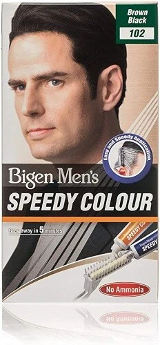 Bigen Speedy Men's Permanent Hair Colour- Brown Black 102
