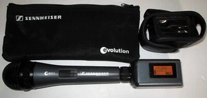 SENNHEISER SKP 100 G3 A band Plug In Transmitter & e815 wired microphone - Picture 1 of 3