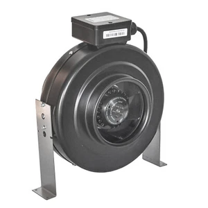 HFS(R) Inline 6" Exhaust Ventilation Fan - Includes Mounting Brackets - 400Cfm - Picture 1 of 8