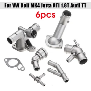 6pcs Pour MK4 Golf Jetta 1.8 T AUDI TT Aluminium De Refroidissement Tuyau Kit - Picture 1 of 11