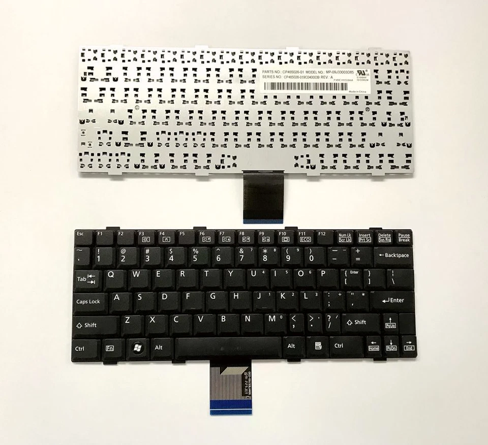 Nuevo teclado negro de EE. UU. para Fujitsu Lifebook serie T 10,1" T580 Foto 1 de 1