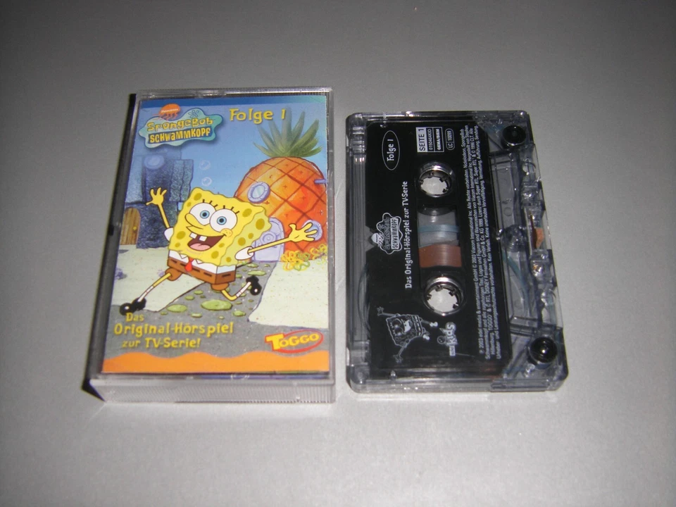 Auswahl Hörspiel-Kassetten - SpongeBob Schwammkopf - Edel Kids MC - Bild 1 von 1