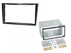 Einbaurahmen Set Doppel DIN Autoradio für Opel Astra H Corsa D Zafira B Klavierl - Bild 1 von 3
