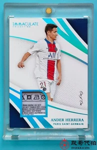2021 Immaculate Paris Saint-Germain  Herrera care label Patch 1/1 No parallel - Picture 1 of 2