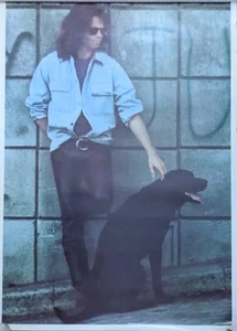 Vintage Jim Morrison Black Dog Poster Full Size 24 X 36 RARE HTF - Picture 1 of 10