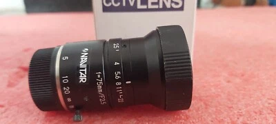 NAVITAR f=75mm/F2.5 Lens UPS Shipping! Make Offers! C-1 - Изображение 1 из 4