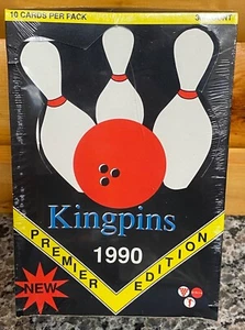 1990 KINGPINS PBA BOWLING FACTORY SEALED WAX BOX - Picture 1 of 1