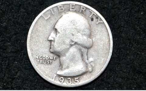 1935-S Washington Quarter ** 90% Silver ** VG+ ** FREE SHIPPING Cover