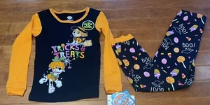 2021 Paw Patrol Kleinkind Mädchen Glow in the Dark Halloween Pyjama Neu 5T - Bild 1 von 6