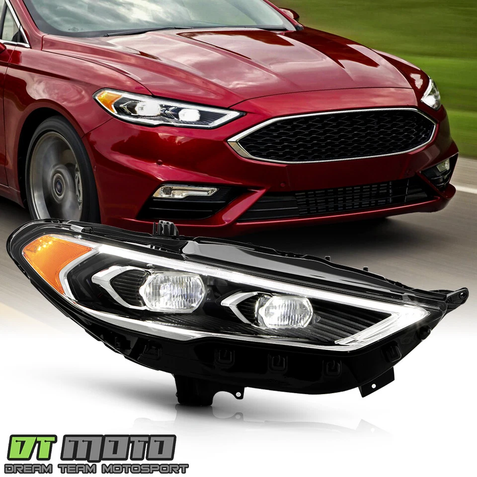 2017-2020 Ford Fusion Factory Full LED Projector Headlight Headlamp - Passenger - Imagem 1 de 4