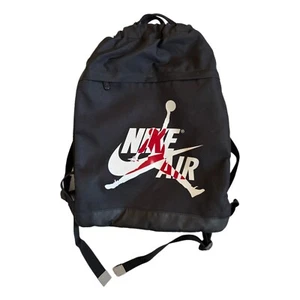 Nike Air Jordan Jumpman Logo Bolso con Cordón Mochila Acolchada Ajustable - Imagen 1 de 8