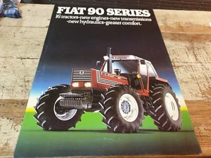 1980s FIAT 90 Series TRACTOR Original Australian Sales Brochure - Bild 1 von 3