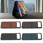 Business Real Leather Texture Protective Folding Phone Cases For Samsung Gal SD3