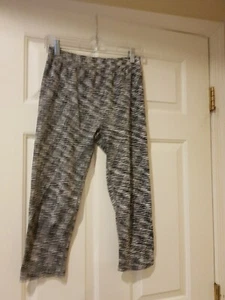 SO Leggings Girls Sz L Black & White - Picture 1 of 3