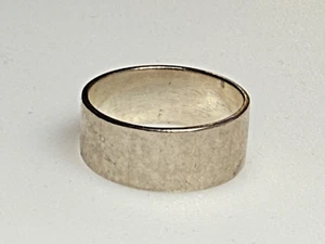 Sterling Silver 925 Ring Jewellery Plain 4,77g Size P1/2 - Picture 1 of 4