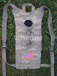 Bolso de transporte de hidratación de agua ACU del Ejército de los Estados Unidos sistema de mochila pobre para vejiga 3 L - Imagen 1 de 10