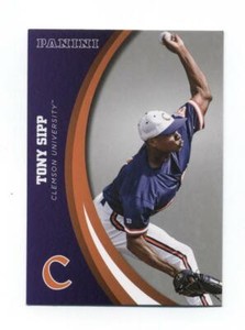 2016 Panini Clemson Tigers Tony Sipp Silver Parallel
