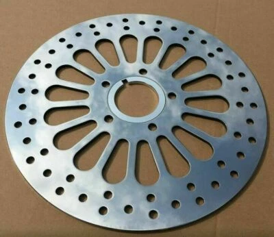 DNA SUPER SPOKE 11.5 INCH POLISHED FRONT BRAKE ROTOR (M-RT-2100) - Image 1 of 4