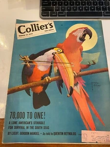 COLLIER'S magazine March 30, 1946 Marilyn Monroe FIRST AD  RARE - Picture 1 of 12