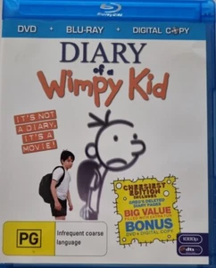 Diary Of A Wimpy Kid Blu Ray 1 &2 Blu Ray + DVD + Digital Region B - Picture 1 of 8