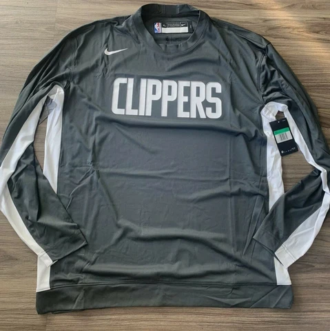 NIKE Los Angeles Clippers NBA Team Issue Shooting Long  Sleeve Shirt Sz XL TALL Cover