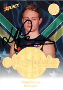 Signed 2013 Sydney Swans AFL Future Force Rookie Card - Lloyd Perris - Picture 1 of 3