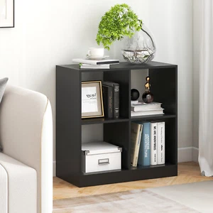 4-Cube Storage Organizer Toy Cabinet w/ Spacious Tabletop & 4 Open Compartments - Picture 1 of 7