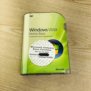 Microsoft Windows Vista Home Basic 32 bits OEM DVD + clave de producto original - Imagen 1 de 4
