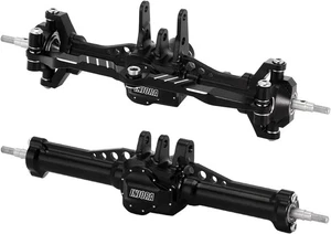 INJORA Vorder- & Hinterachsen Set - +4mm verlängerte Aluminium Komplettachsen für TRX4M... - Bild 1 von 7