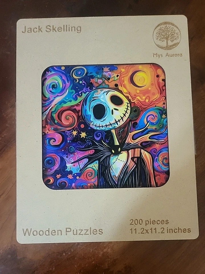 Rompecabezas de madera Jack Skellington 200 piezas Foto 1 de 1