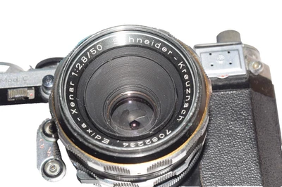 Edixa Matte Reflex Model C TM42 Schneider Xenar 2,8/50mm SET Sold AS-IS - Bild 1 von 4