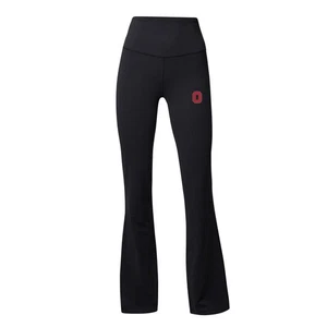 Lululemon Groove Super-High-Rise Flared Pant Nulu Black Ohio State Buckeyes 8 - Picture 1 of 5