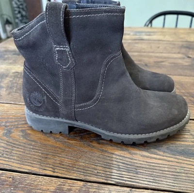 Timberland Earthkeepers Willis Suede Leather Waterproof Ankle Boots sz 8.5 Brown - Image 1 of 4