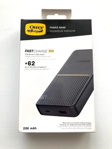OtterBox Fast Charge 20K mAh Power Bank - USB A & USB C Durable protection - Photo 1 sur 6
